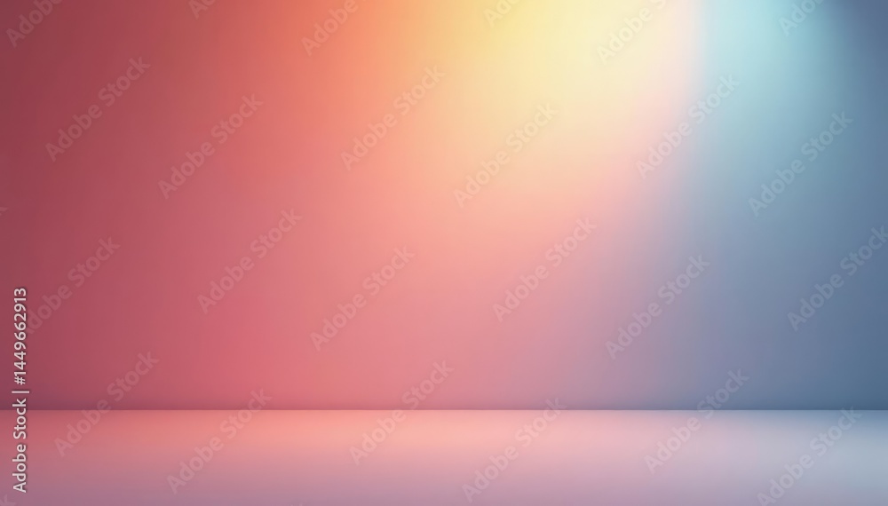 Fototapeta premium Subtle gradient, muted tones create calm setting , mood, form, design