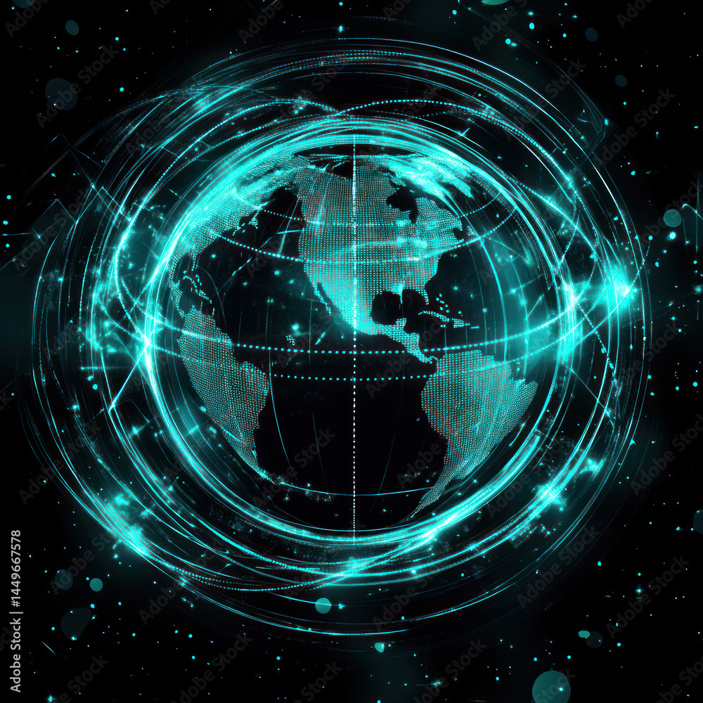 Obraz premium digital fractal realms