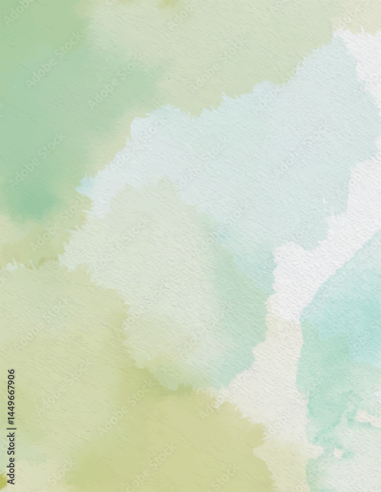 Obraz premium Blue and green watercolor background, Abstract blue and green watercolor background, Abstract paint gradient, Beautiful Blue and green Watercolor Background, blue watercolour paper texture background