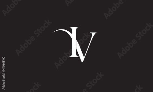 VI, IV , I ,V, Abstract Letters Logo Monogram