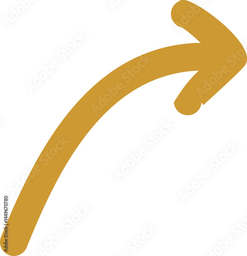 A rightward pointing arrow symbol ideal for navigation and directional indications.