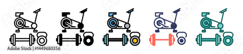 Bicycle multiple icon