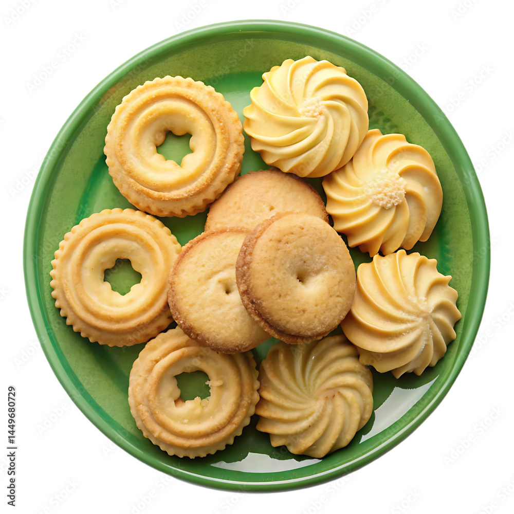 Delicious Assorted Butter Cookies: Sweet Treats and Bakery Delights