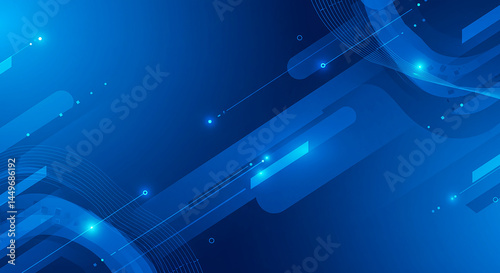 Abstract blue tech background