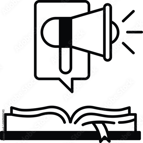 book with a microphone on top of it