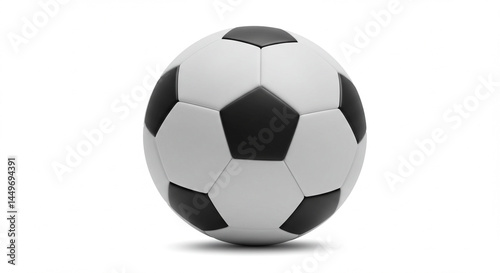 Wallpaper Mural Classic soccer ball with iconic black and white pentagonal design Torontodigital.ca
