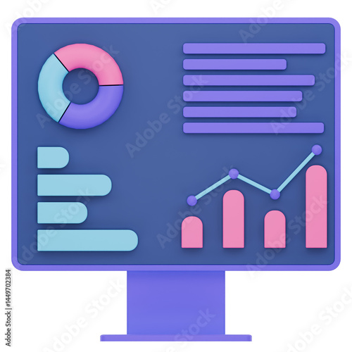 3D Data Analytics Dashboard
