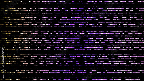 Digital abstract forms movement particle lines with multicolor motion graphics. Abstract digital flash lighting cyber background