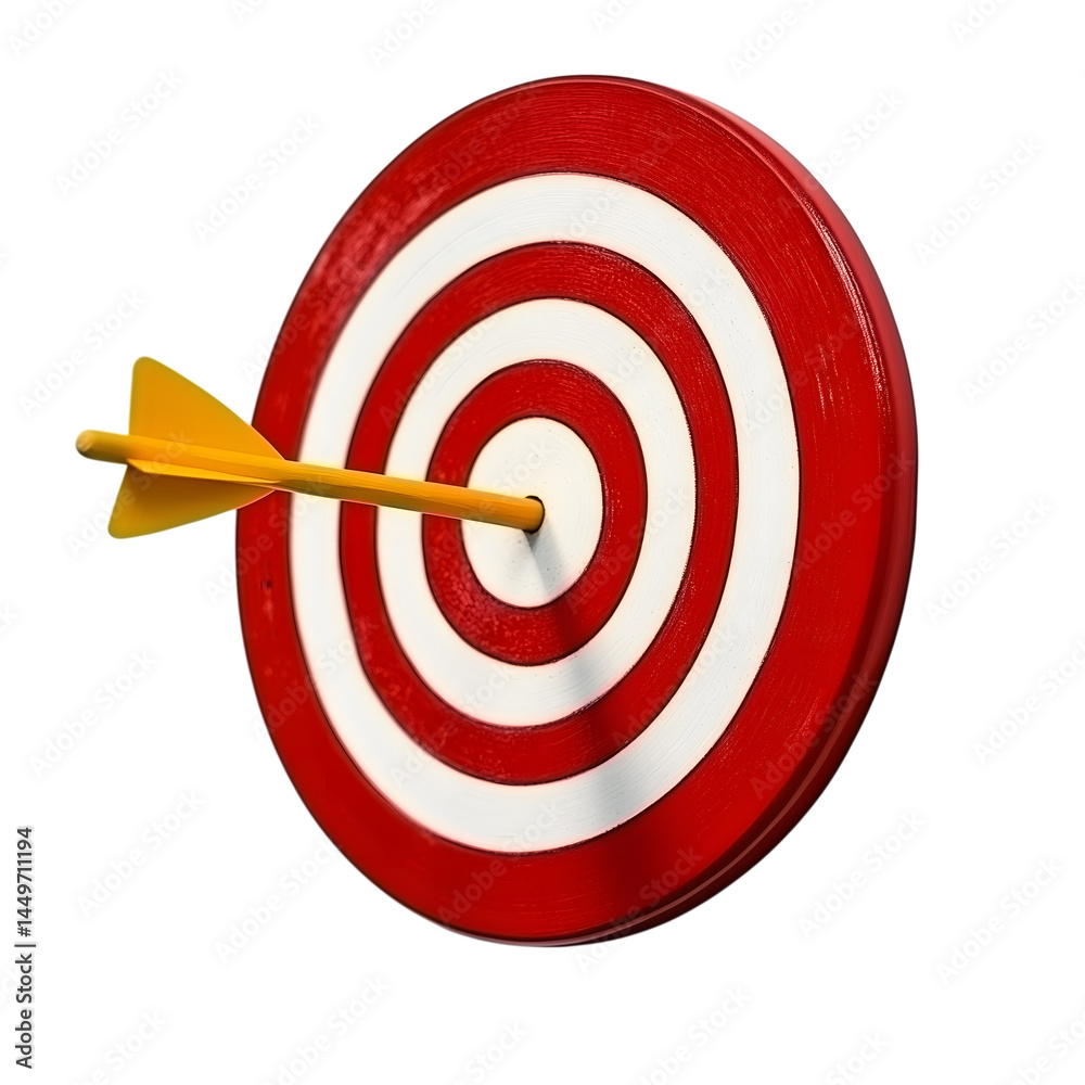 Dart hitting on center target. AI Generated Images Dart hitting on center target. AI Generated Images