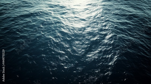 深い青の海面のイメージ