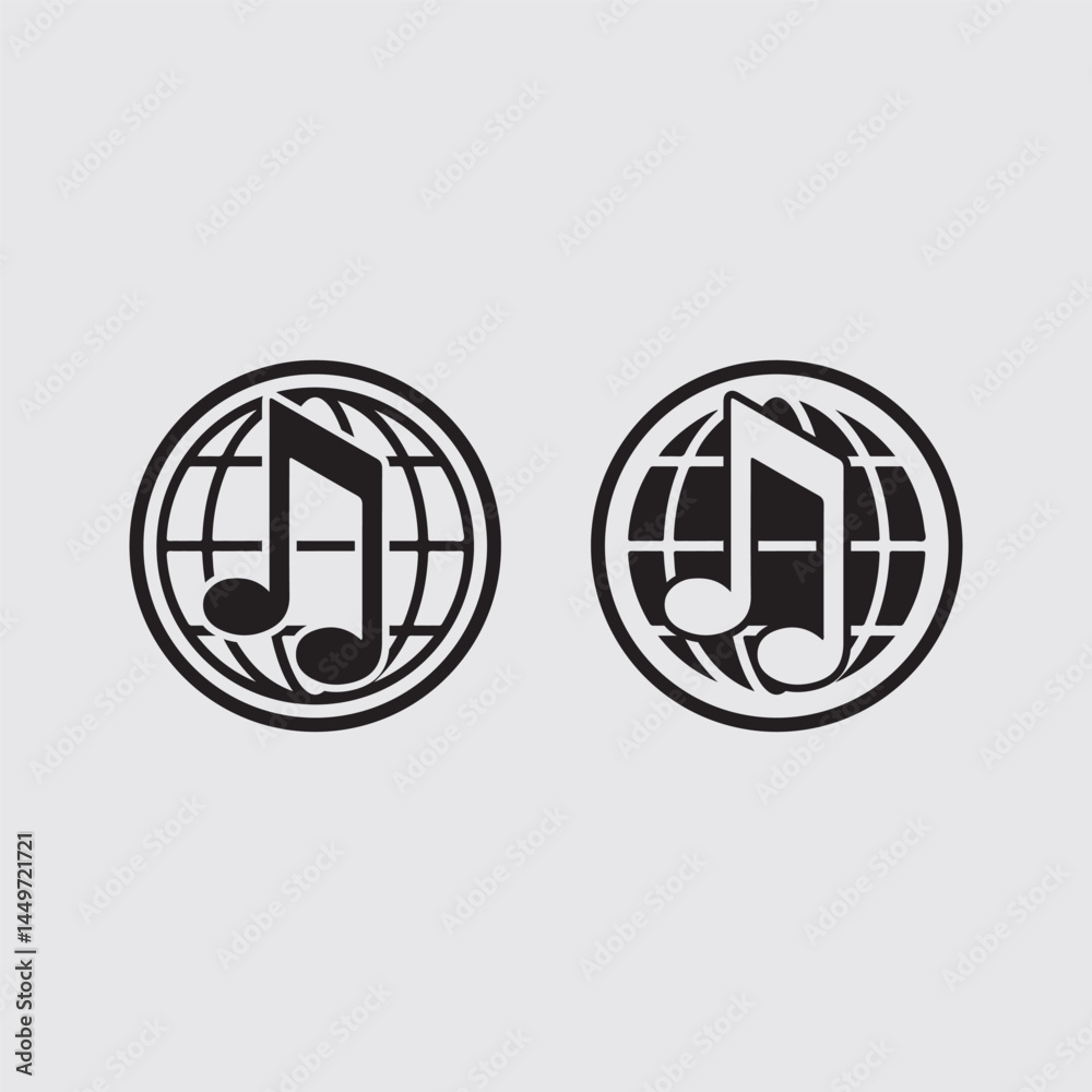 music symbol logo perfect for audio branding projects music symbol logo perfect for audio branding projects