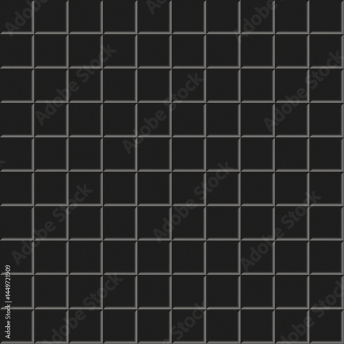 Square geometric seamless pattern. Fashion graphic background design. Modern stylish abstract texture.