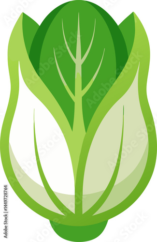 Bok Choy icon on white background
