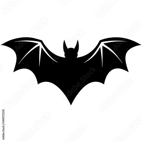 Wallpaper Mural midnight bat vector icon white background Torontodigital.ca