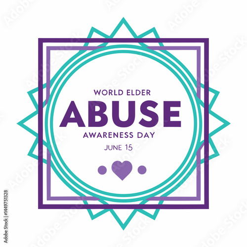 Graphic Design World Elder Abuse Awareness Day