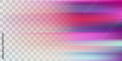 Rainbow light prism effect, transparent background. Hologram reflection, crystal flare leak shadow overlay. Vector illustration