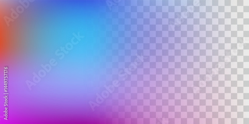 Rainbow light prism effect, transparent background. Hologram reflection, crystal flare leak shadow overlay. Vector illustration