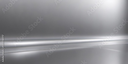 Silver metallic backdrop, smooth surface, subtle highlights , background, metallic, minimal