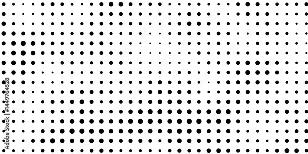 ackground with monochrome dotted texture. Polka dot pattern template vector ackground with monochrome dotted texture. Polka dot pattern template vector