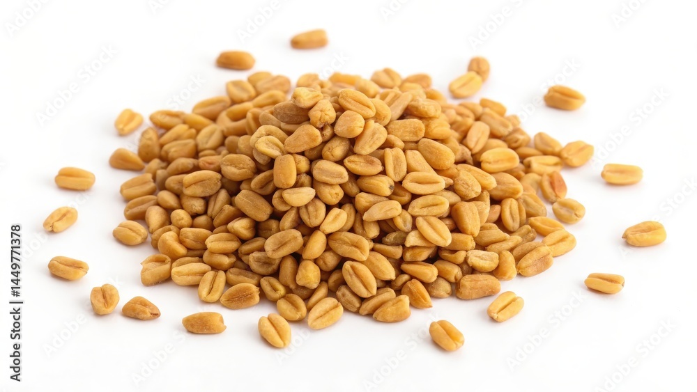 Fototapeta premium Fenugreek Seeds Pile
