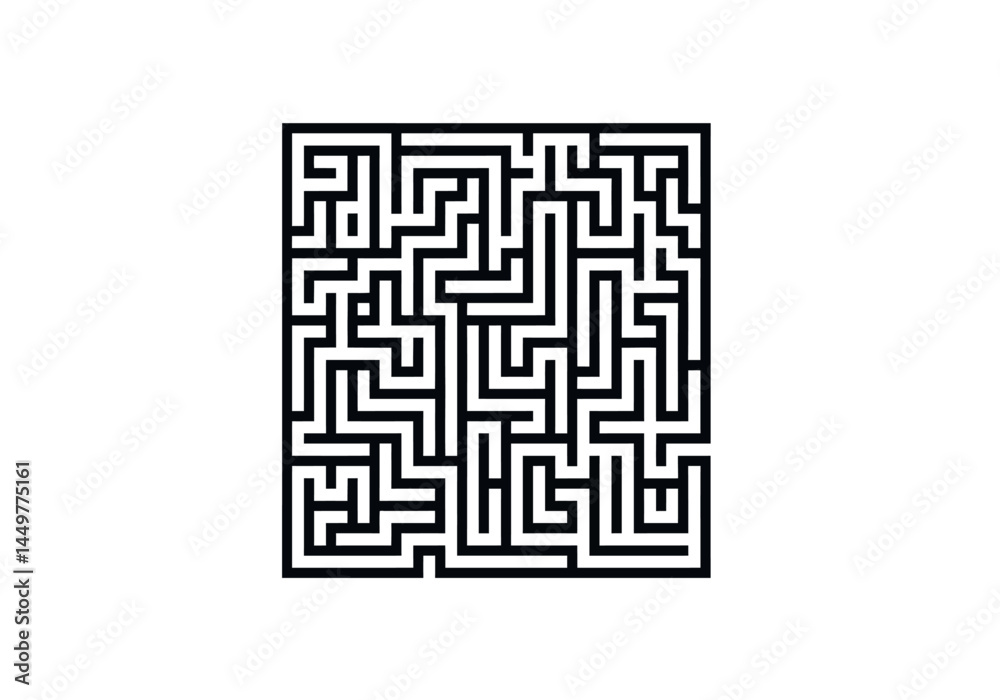 Complex Square Maze Puzzle Challenge Your Mind with This Intricate Design Complex Square Maze Puzzle Challenge Your Mind with This Intricate Design