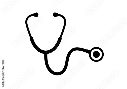 Medical Stethoscope Icon Healthcare, Diagnosis, Doctor, Hospital, Medicine