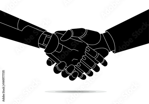 Human and Robot Handshake Collaboration, AI, and the Future of Technology