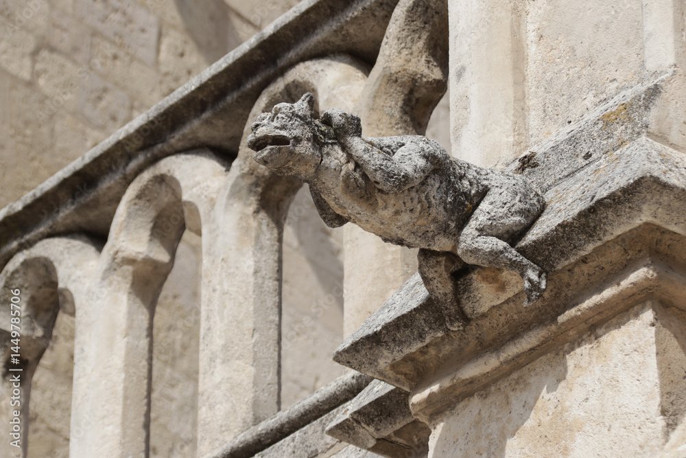 gothic cathedral in burgos in spain
