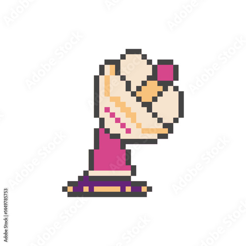 satellite technology retro pixel art