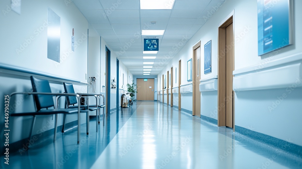 Empty hospital corridor (2) Empty hospital corridor (2)