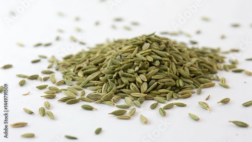Fennel Seeds Pile