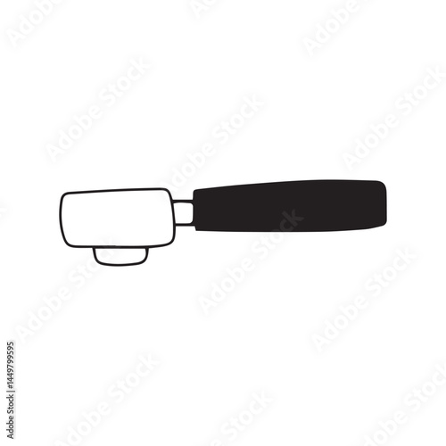 hand drawing coffee doodles element stock. Coffee stickers and barista characters.Coffee makers, kettles, brewing, arabica coffee, glass,espresso,cappuccino, beans.Graphic doodle minimalist retro icon