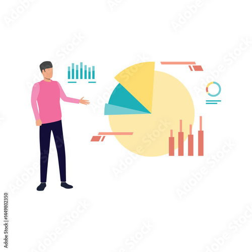 Smart dashboard Vector illustration which can easily modify or edit