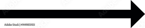 Black arrow a bold singular pointer icon directed right this clean isolated graphic is versatile for scalable designs indicating forward motion 