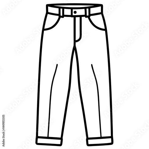 Minimal Chinos Vector on White