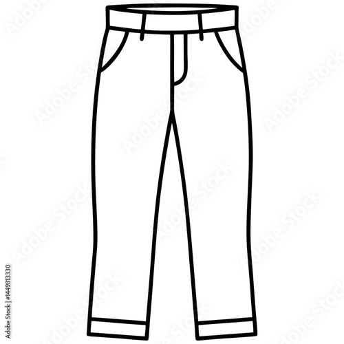 Minimal Chinos Vector on White