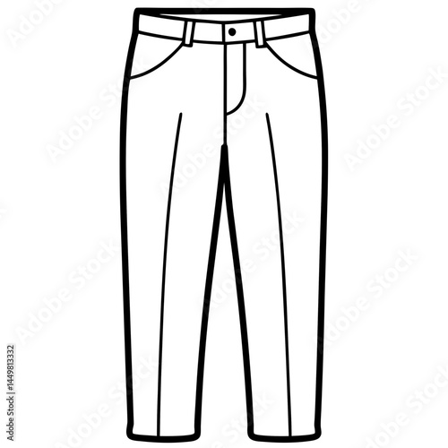 Minimal Chinos Vector on White