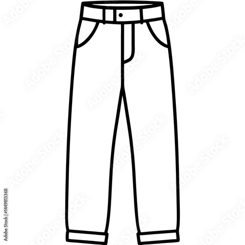 Minimal Chinos Vector on White