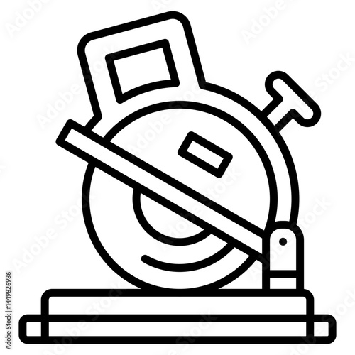 Saw Machine line icon
