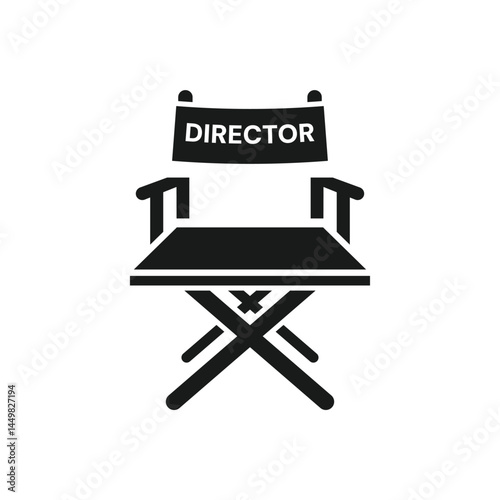 Director Chair Icon for Design Projects