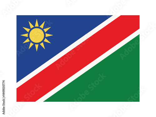 Free Download Namibia Flag Design - GFXLoad