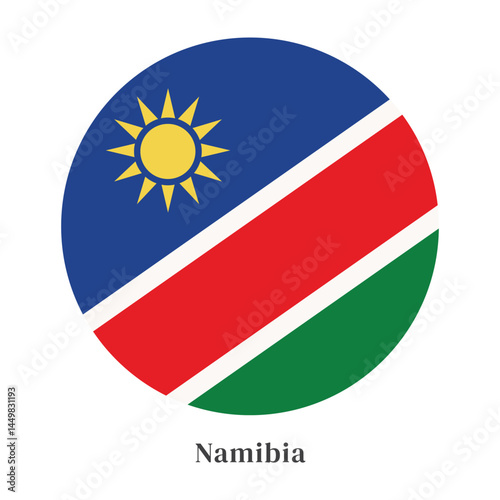 Free Download Namibia Icon Flag Circle - GFXLoad