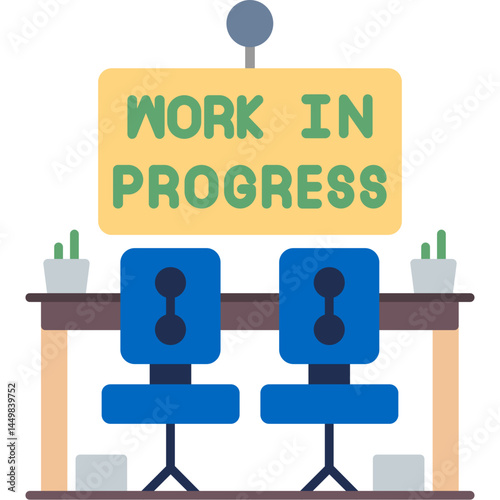 Work in Progress Visualization Icon