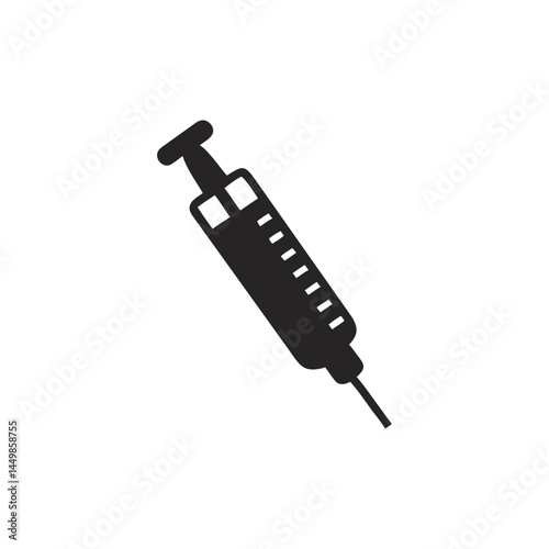 Injection syringe vector medical equipment design
