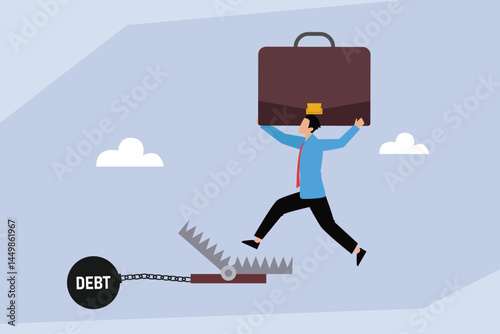 Flat Vector Escaping Debt Trap with Opportunity