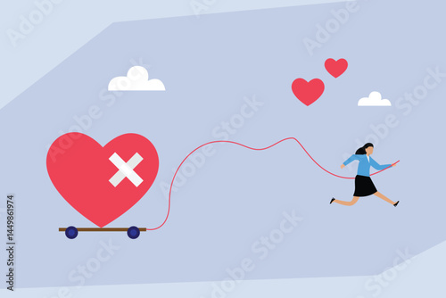 Flat Vector Recovering from Heartbreak