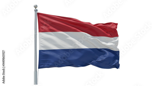 netherlands flag waving in wind isolated on transparent png Free Download netherlands flag waving in wind isolated on transparent png - GFXLoad