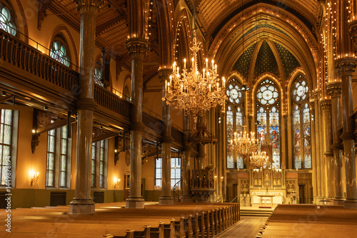 interior of the cathedral of Norrkoping