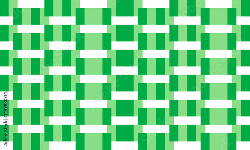 abstract background with squares green rectangle block vertical strip seamless repeat pattern, replete patter image design for fabric print or wallpaper or wrap package print, green background, fuzzy
