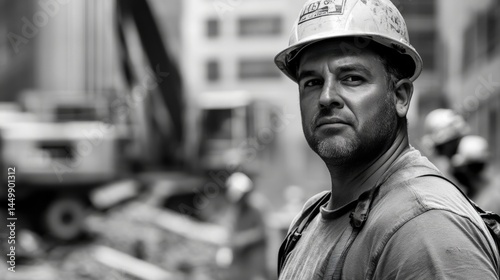 Construction worker taking on temporary projects during peak summer